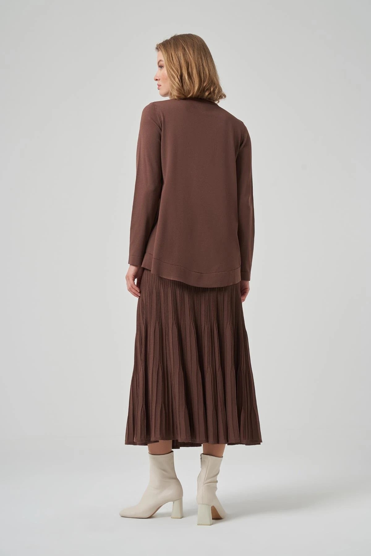 Çiçek İşlemeli Nuss Merserize Takım