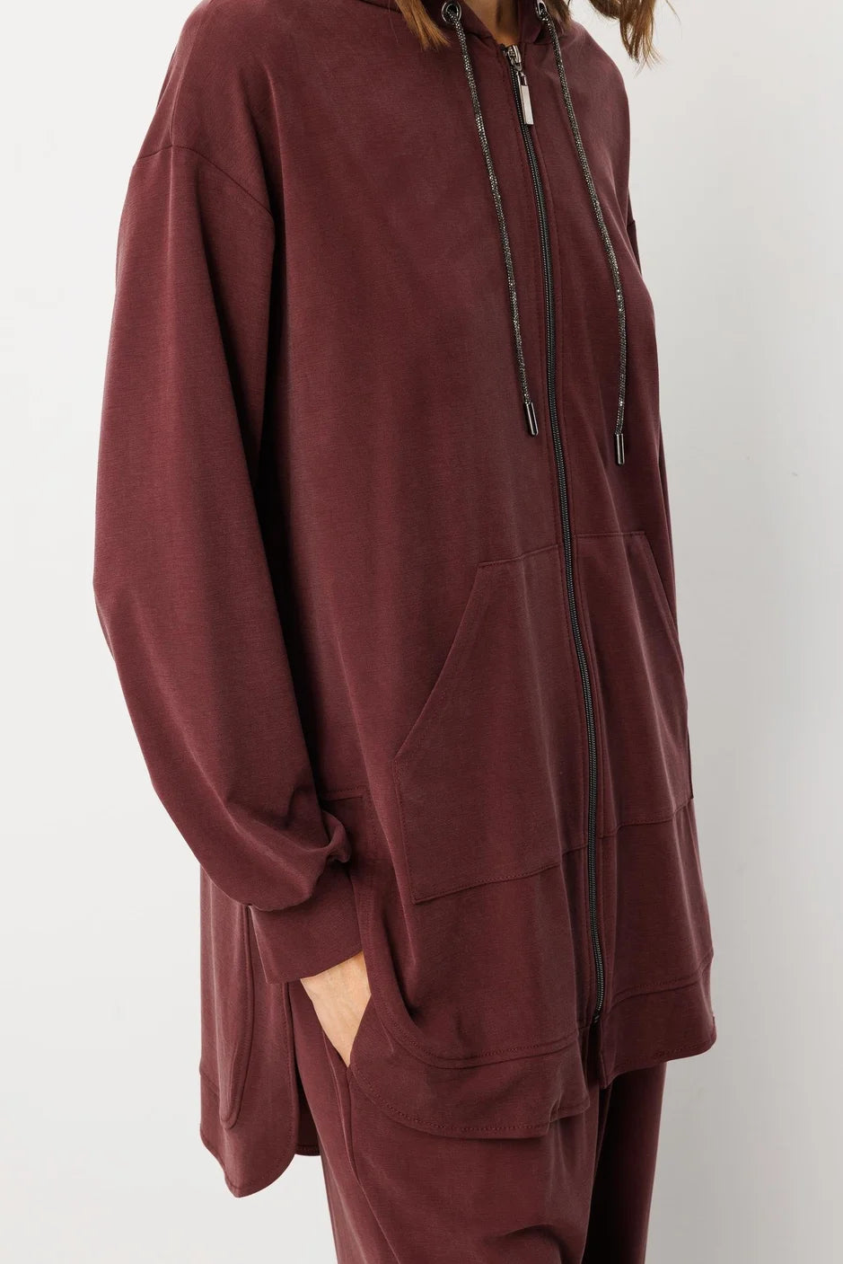 Micca Soft Örme (miccell %55 doğal içerik) Elişi Detaylı Pantalon Kombin Takım