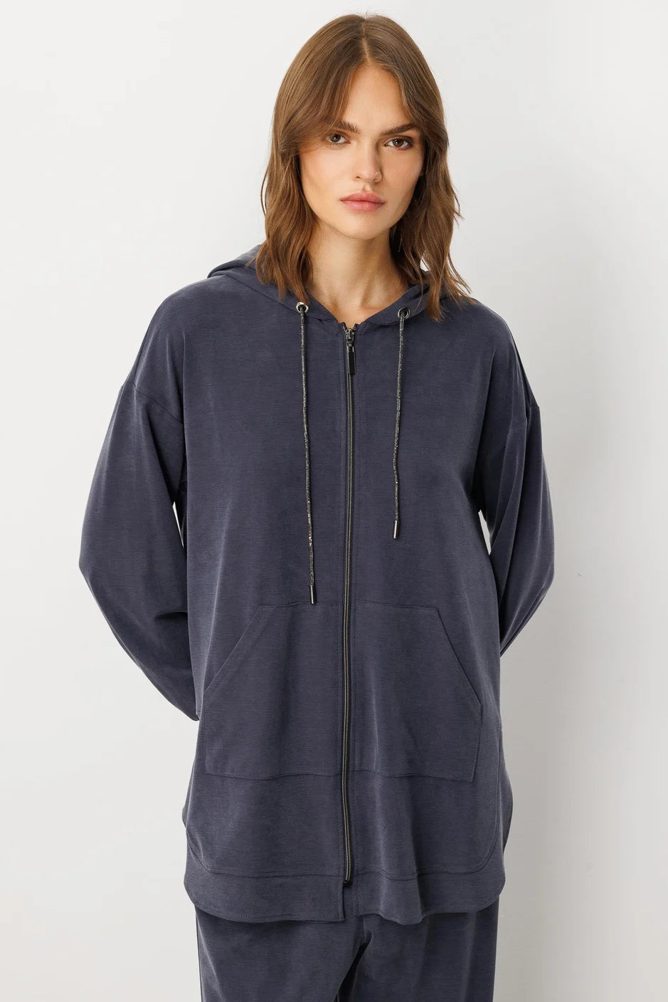 Micca Soft Örme (miccell %55 doğal içerik) Elişi Detaylı Pantalon Kombin Takım