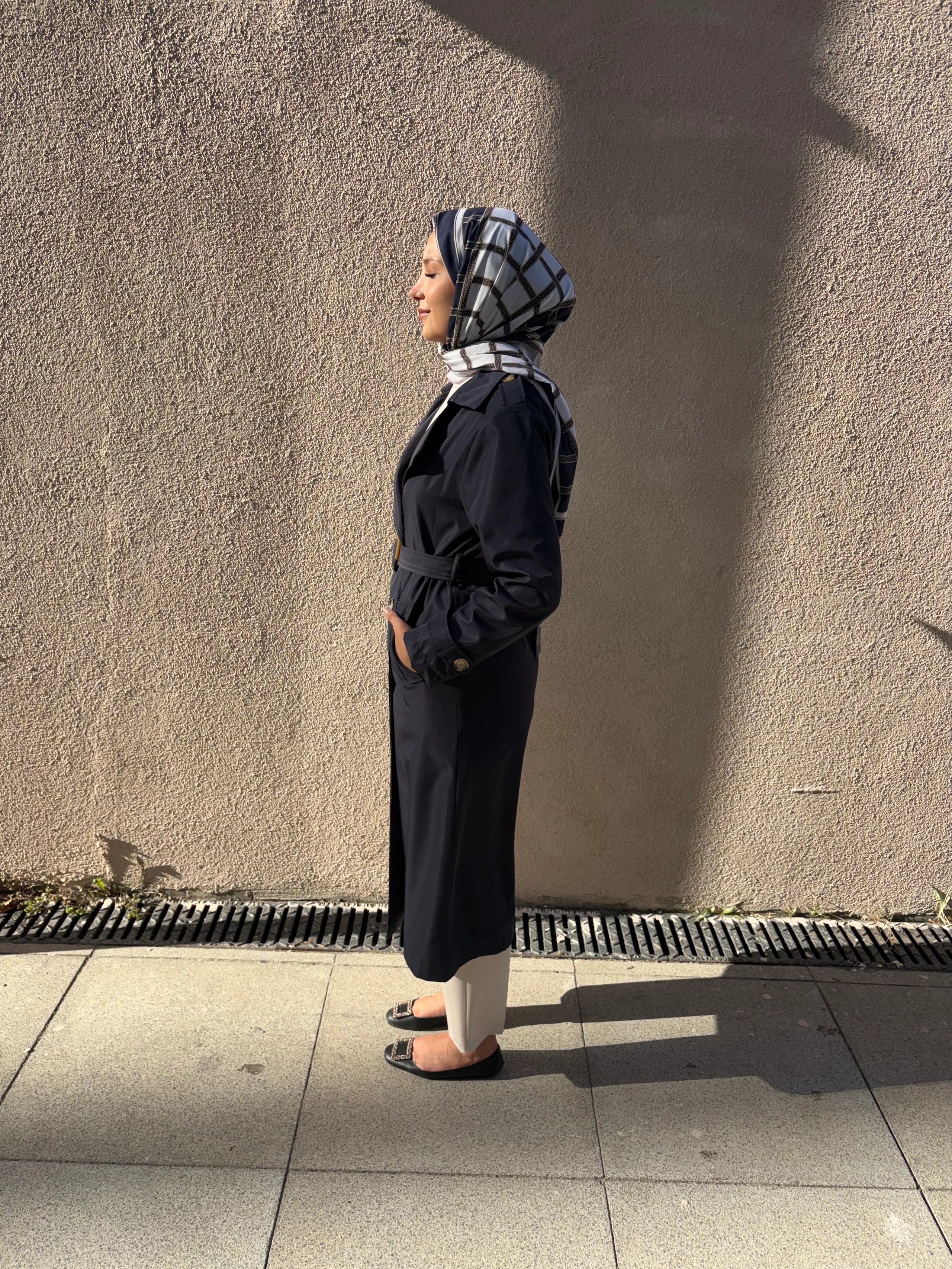 Beli Kuşaklı Trençkot