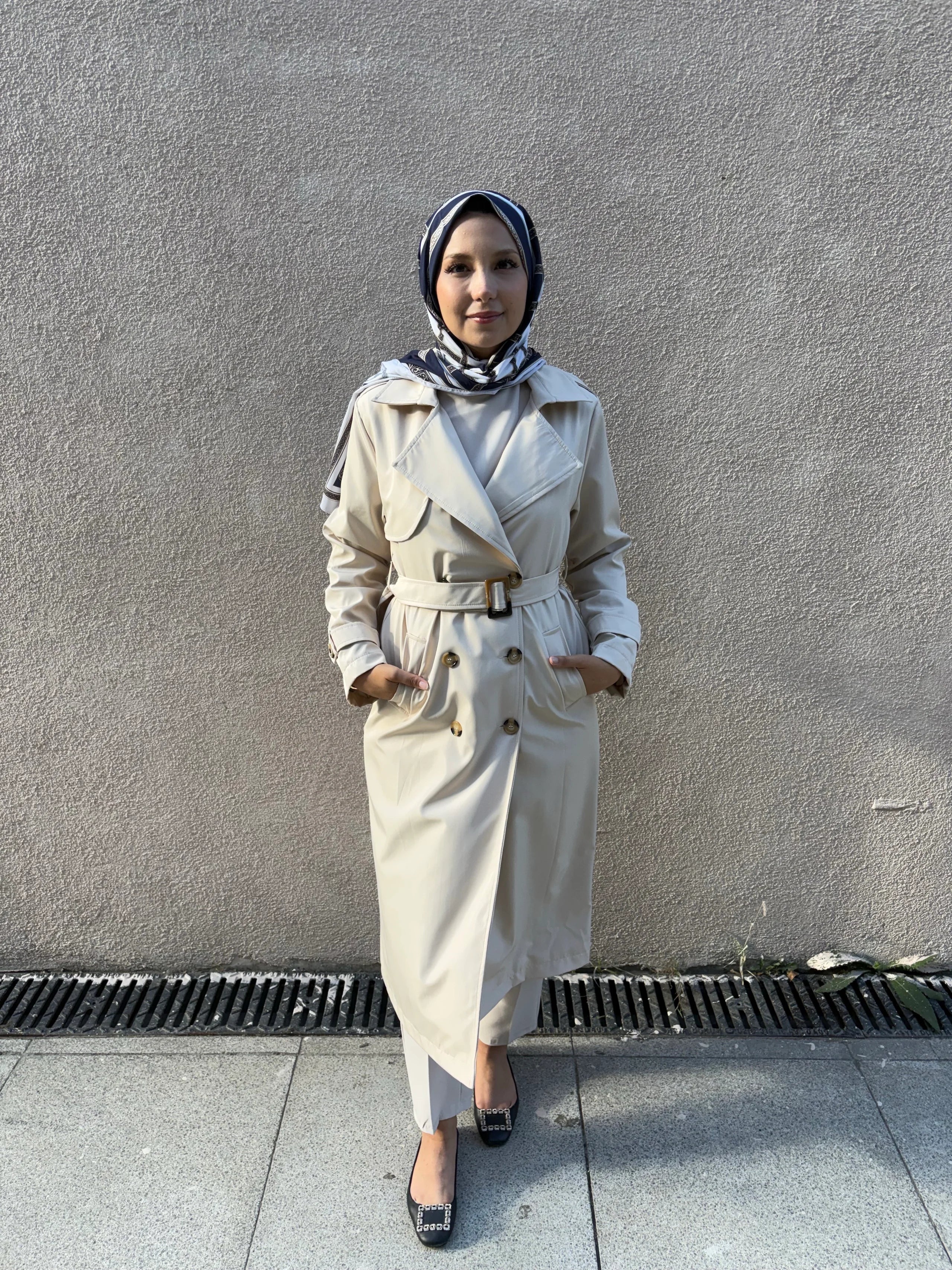 Beli Kuşaklı Trençkot