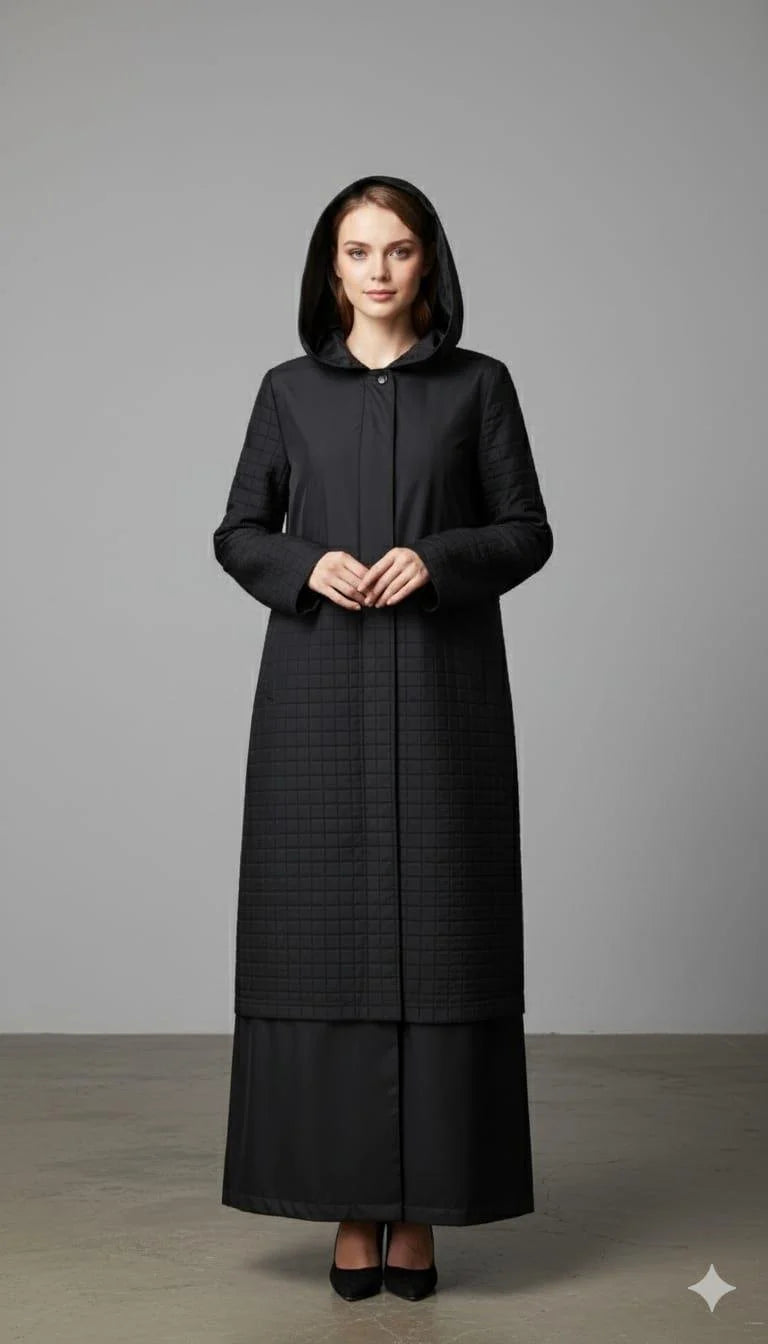 Micca Jakar Kapitone ve Cupra Plys Mix Astarlı Spor Mevsimlik Trench Kap