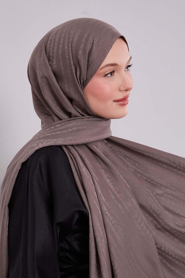 Levid'or Karışık Şerit Desen Green Şal