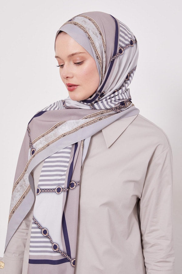 Levid'or Zincir Desen Love Şal