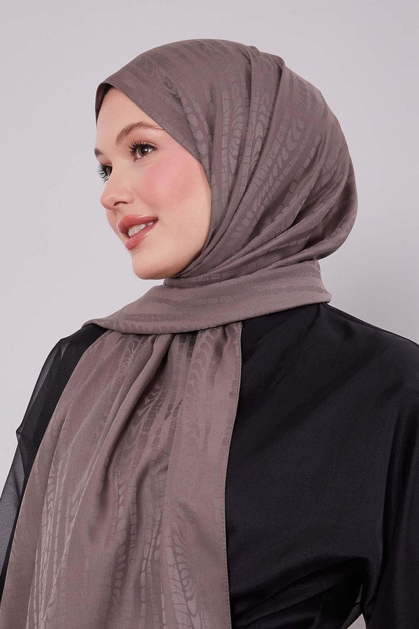 Levid'or Karışık Şerit Desen Green Şal