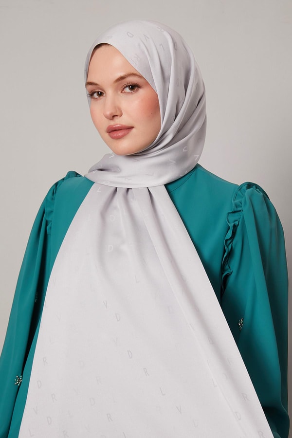 Levid'or Lvd Baskılı Jakarlı Şal