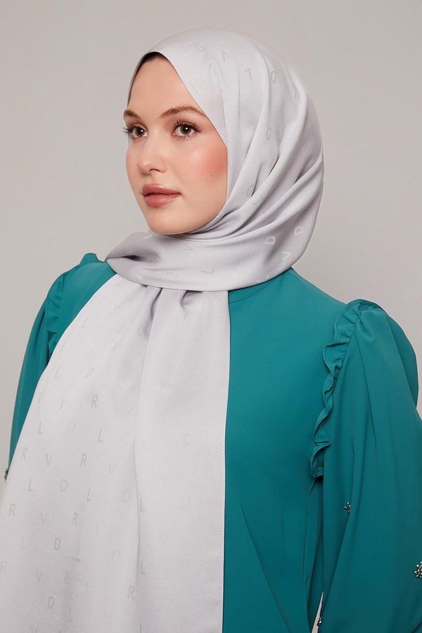 Levid'or Lvd Baskılı Jakarlı Şal