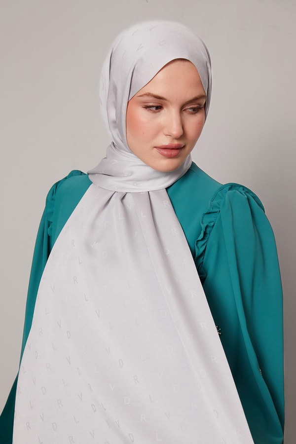 Levid'or Lvd Baskılı Jakarlı Şal