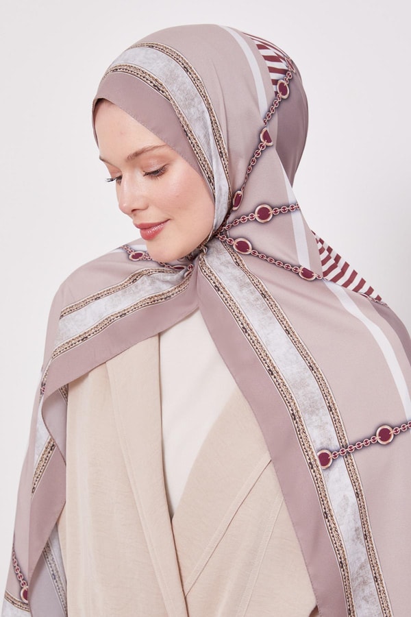 Levid'or Zincir Desen Love Şal