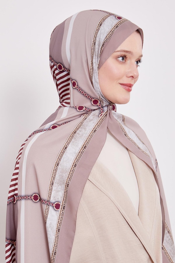 Levid'or Zincir Desen Love Şal