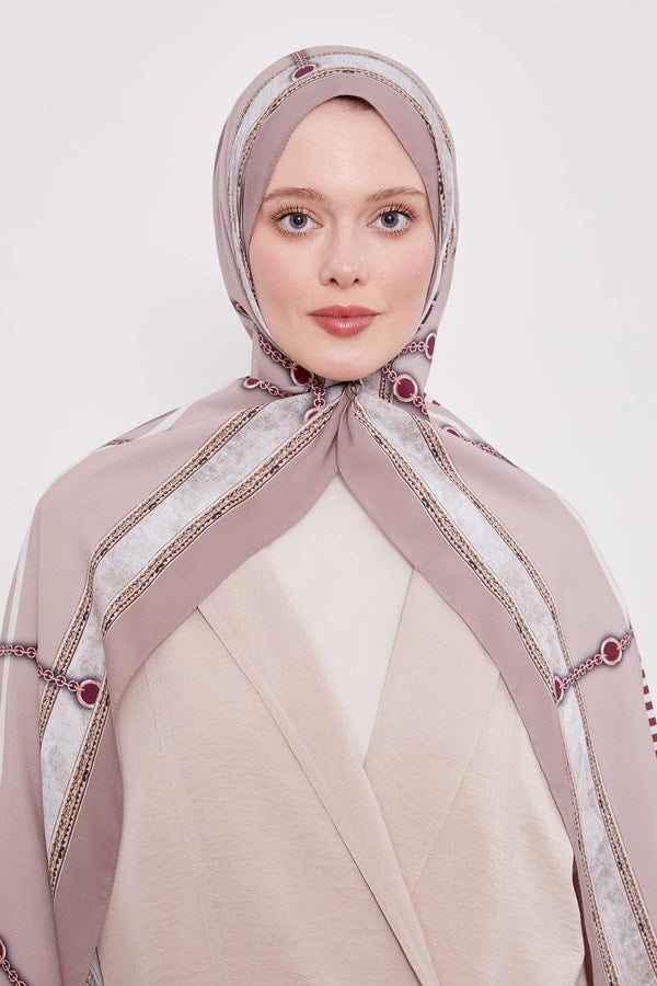 Levid'or Zincir Desen Love Şal