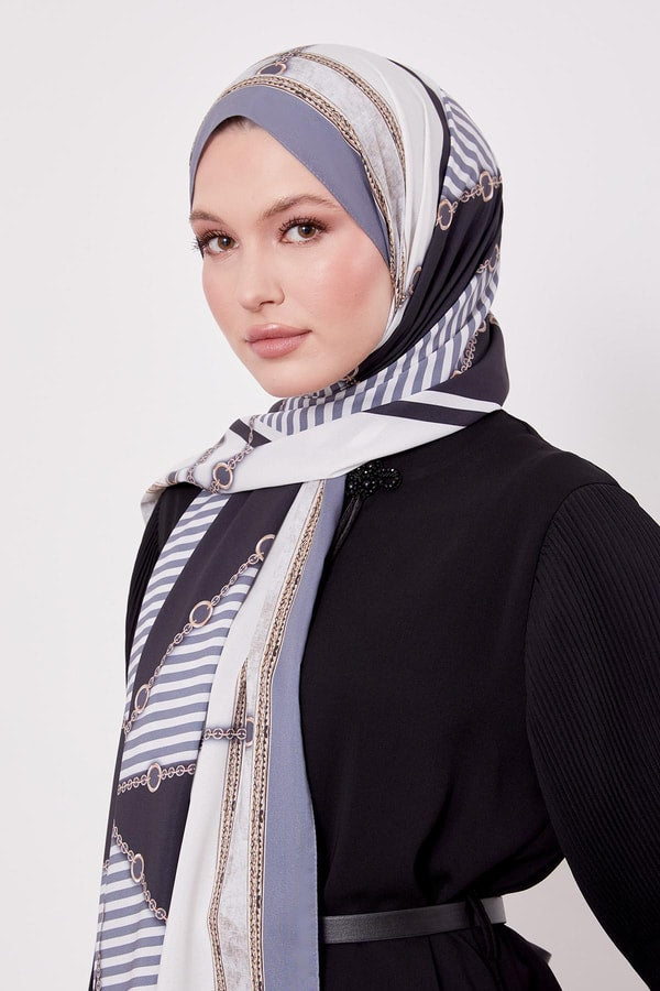 Levid'or Zincir Desen Love Şal