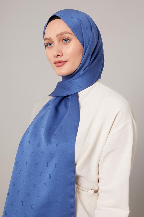 Levid'or Lvd Baskılı Jakarlı Şal