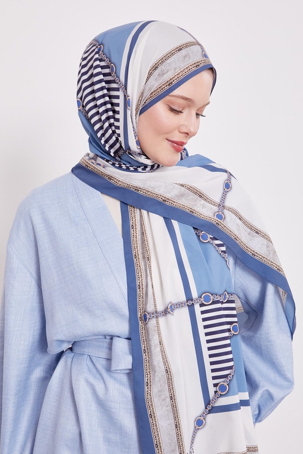 Levid'or Zincir Desen Love Şal