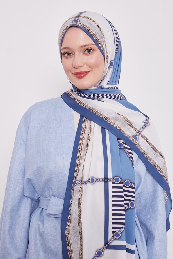 Levid'or Zincir Desen Love Şal