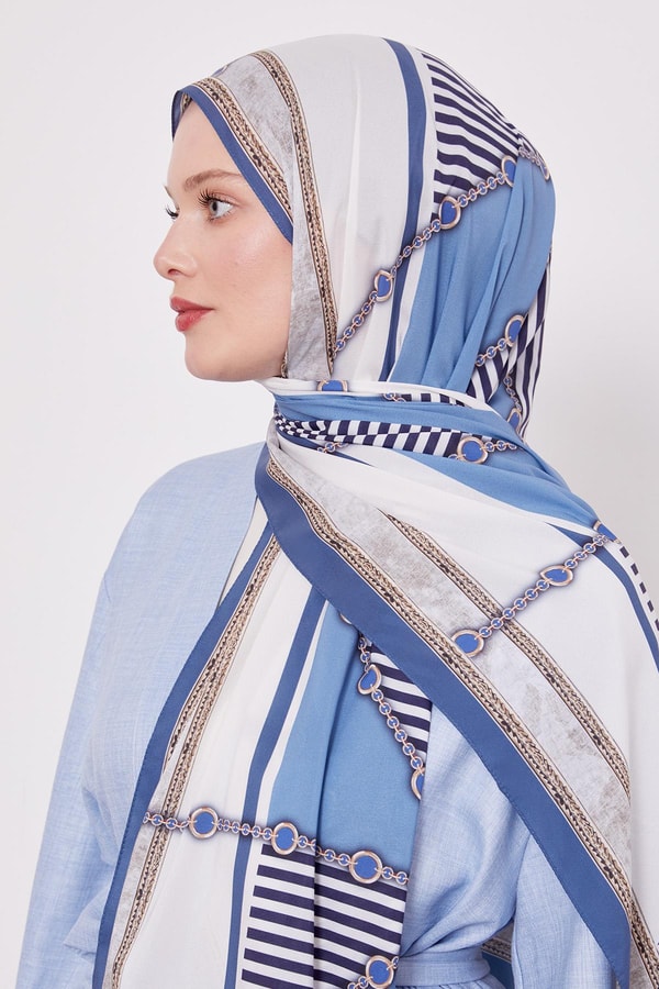 Levid'or Zincir Desen Love Şal