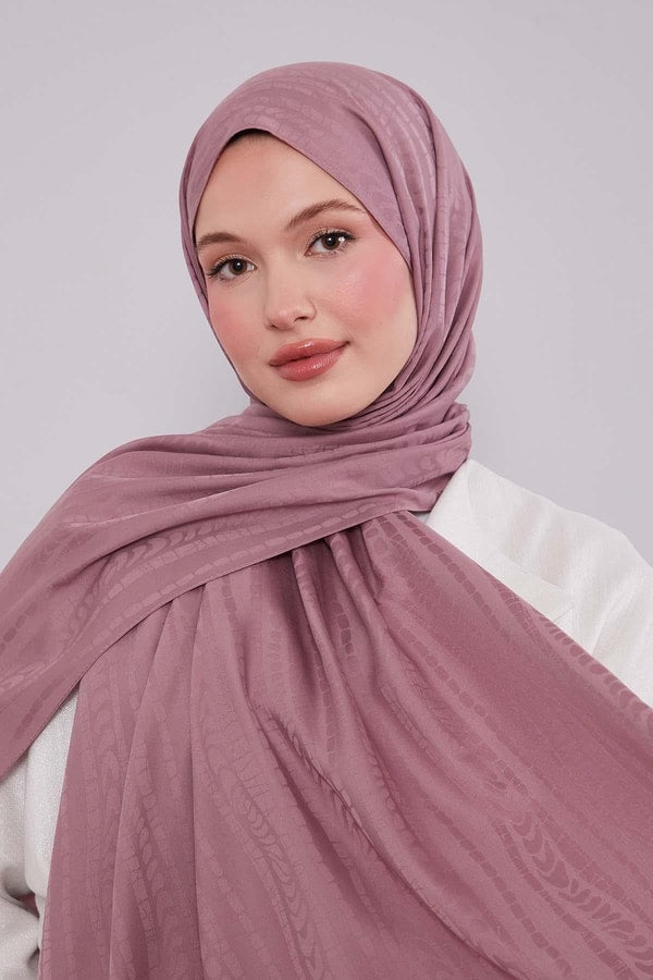 Levid'or Karışık Şerit Desen Green Şal