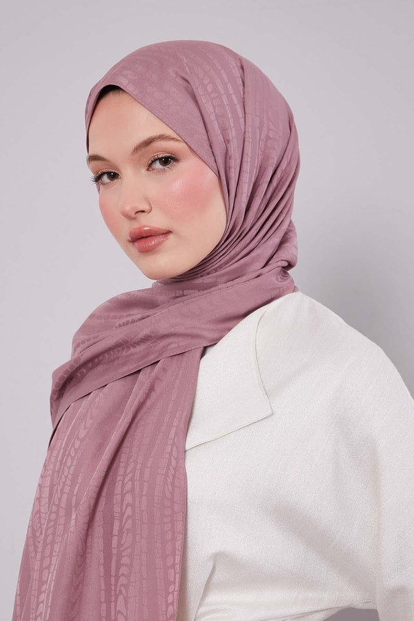 Levid'or Karışık Şerit Desen Green Şal