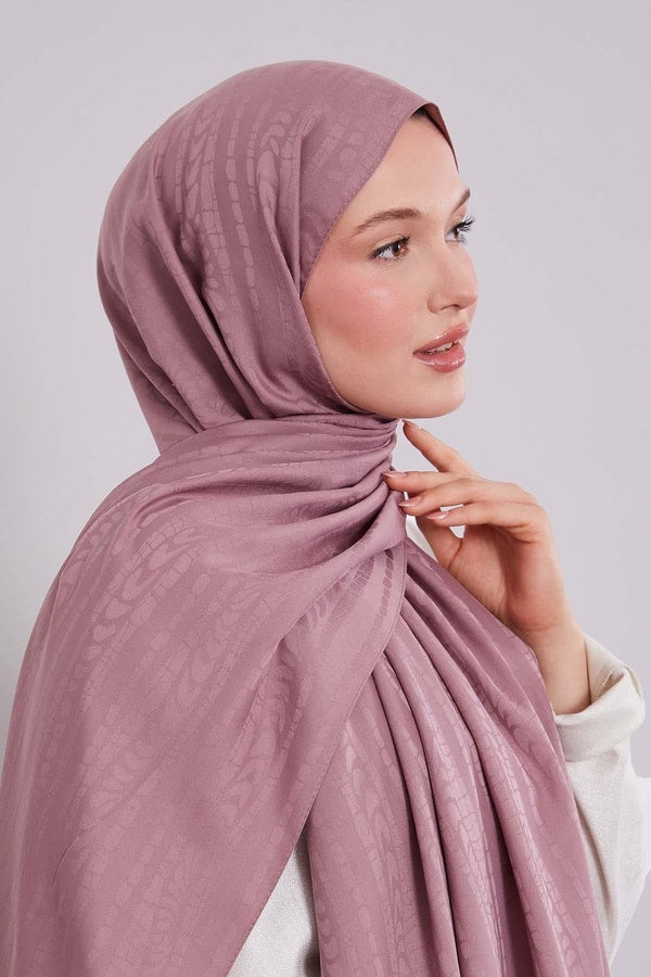 Levid'or Karışık Şerit Desen Green Şal