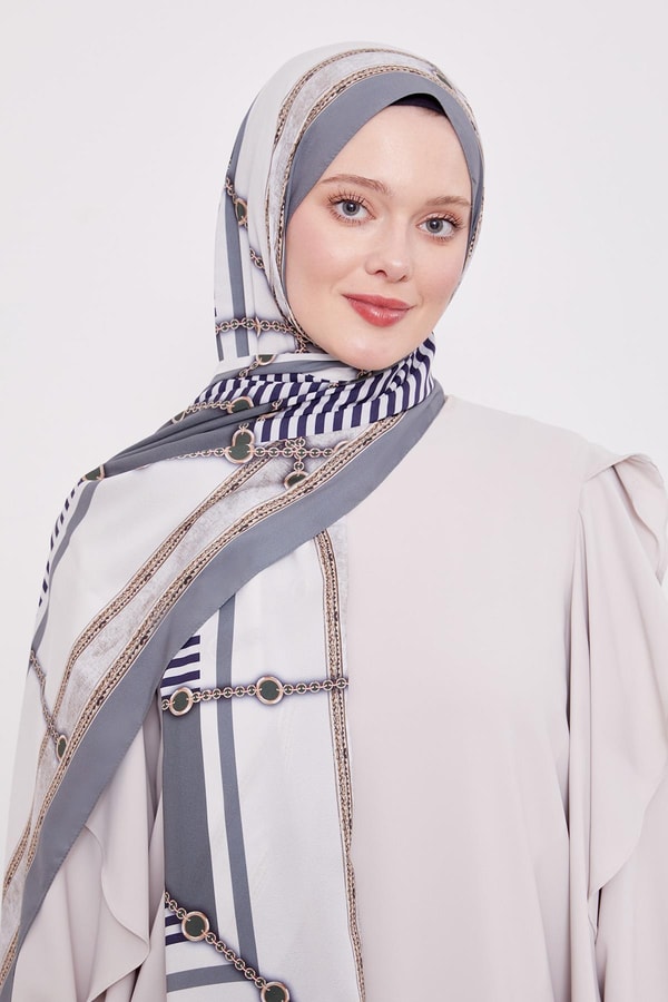 Levid'or Zincir Desen Love Şal