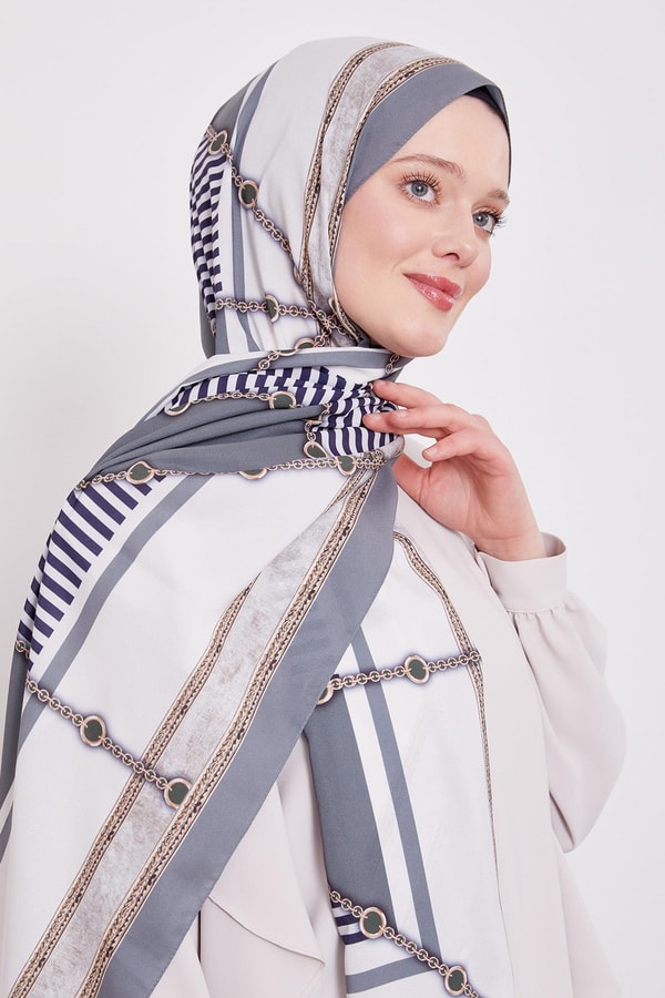 Levid'or Zincir Desen Love Şal