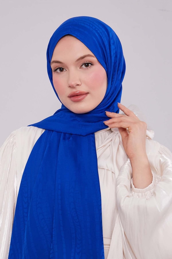 Levid'or Karışık Şerit Desen Green Şal