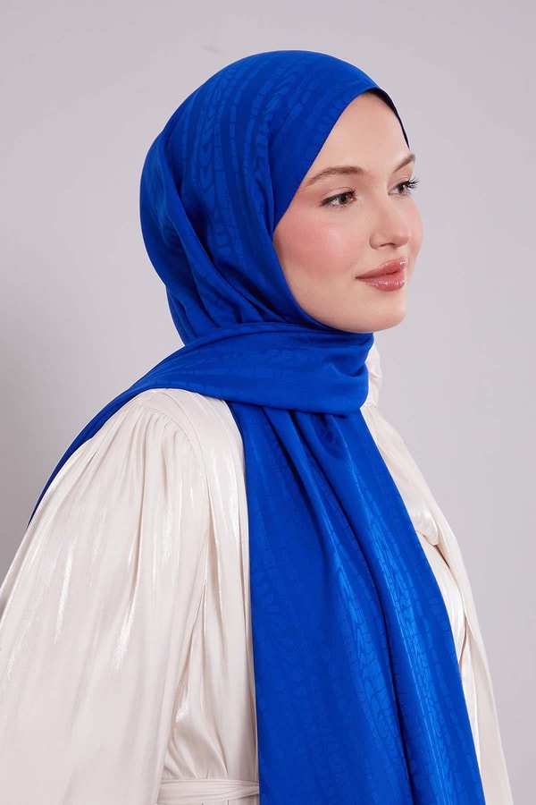 Levid'or Karışık Şerit Desen Green Şal