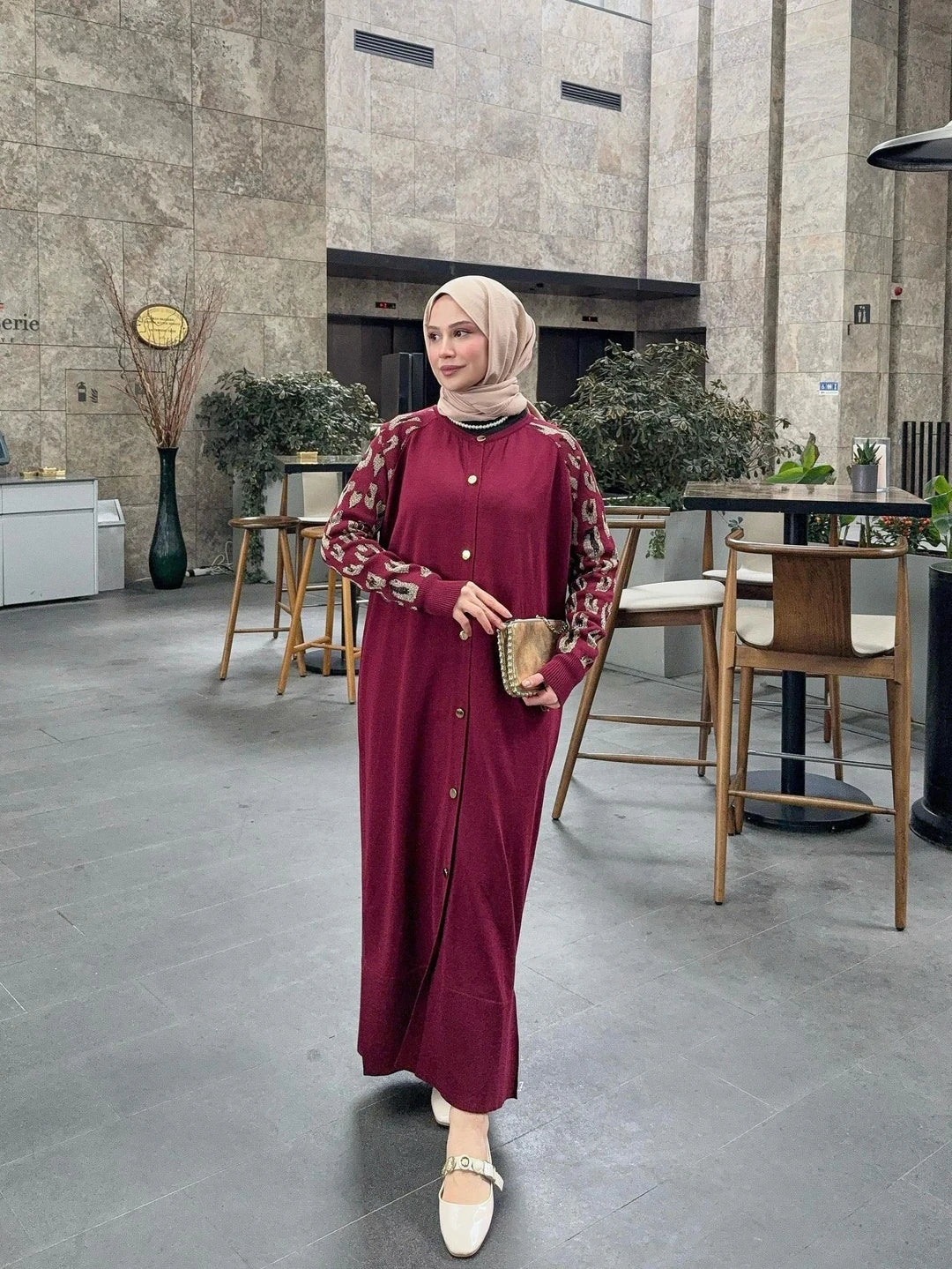 Leopar Tam Boy Merserize Hırka