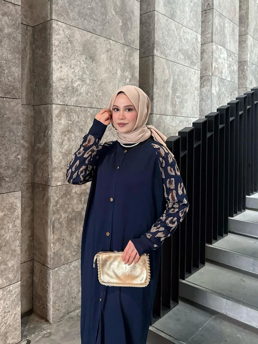 Leopar Tam Boy Merserize Hırka