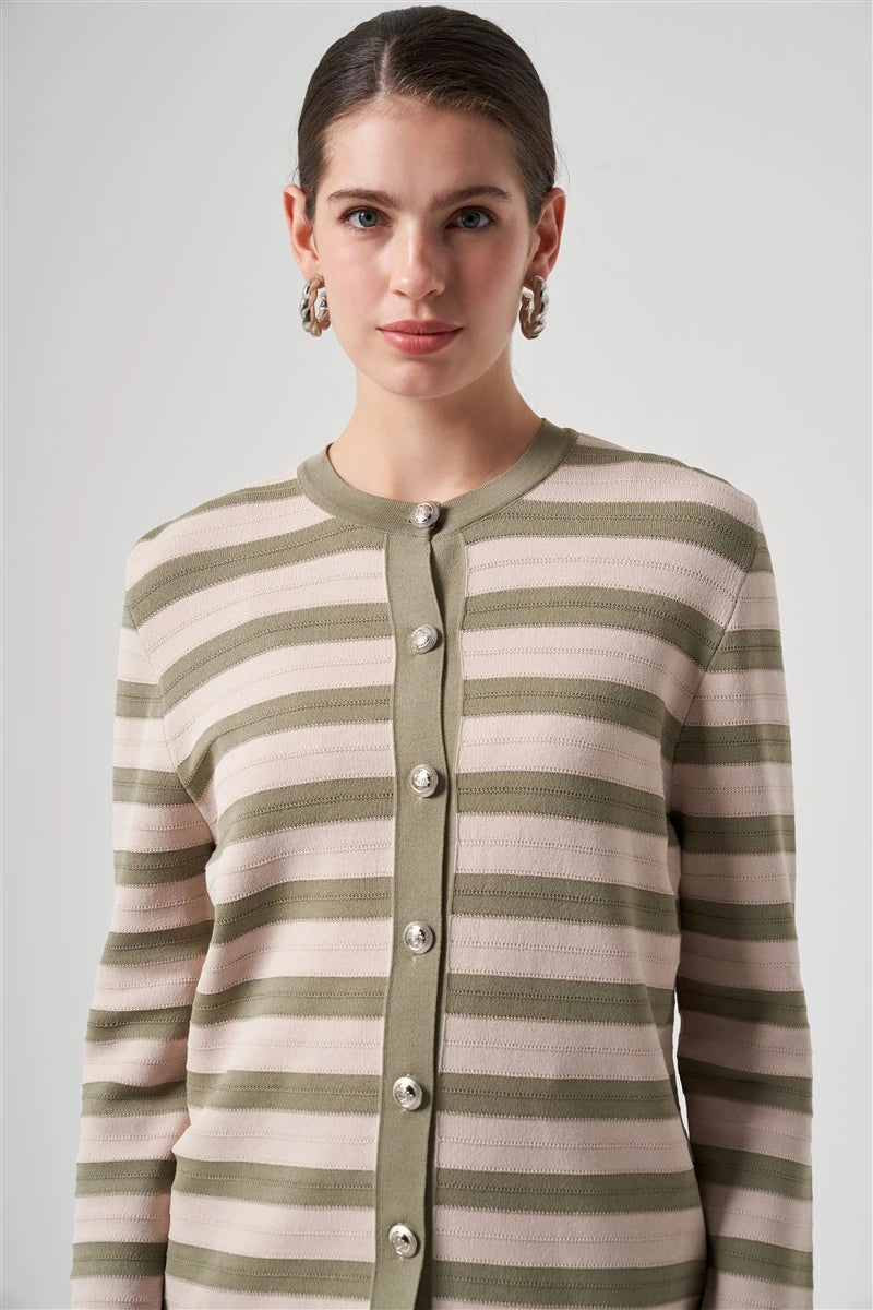 Nuss Çizgili Hırka