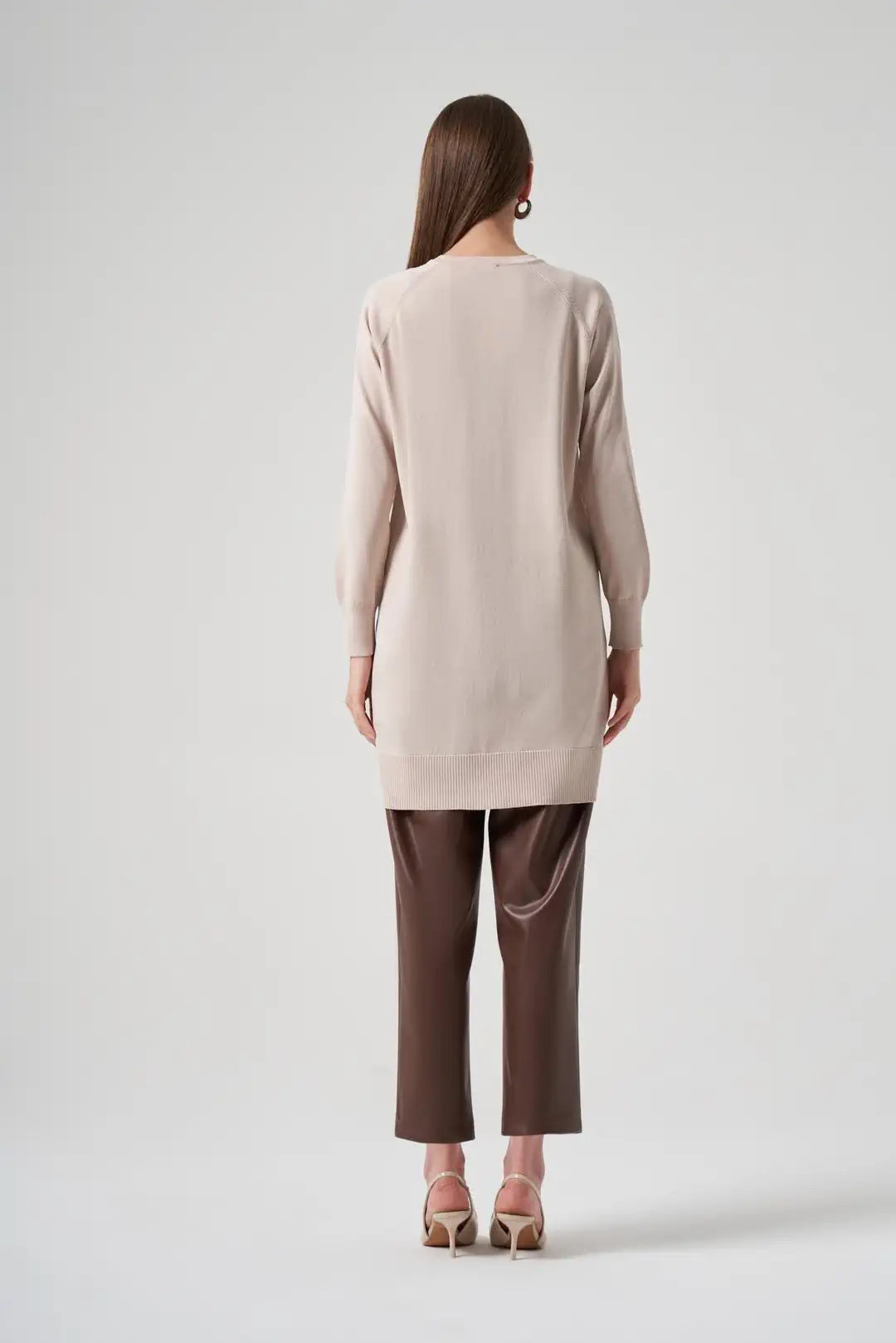 Nuss Kazayağı Desen Hırka