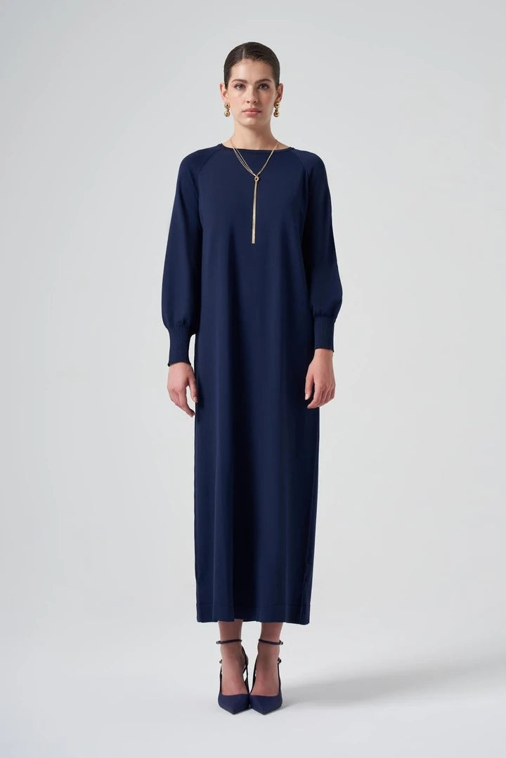 Nuss Balon Kol Elbise