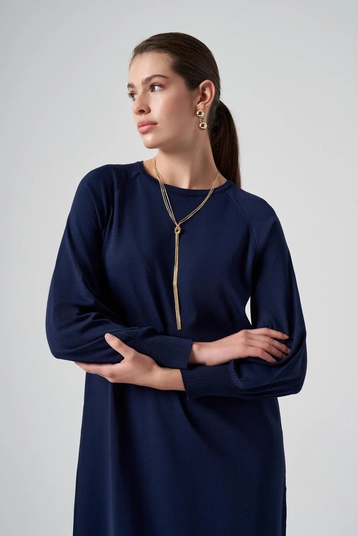 Nuss Balon Kol Elbise