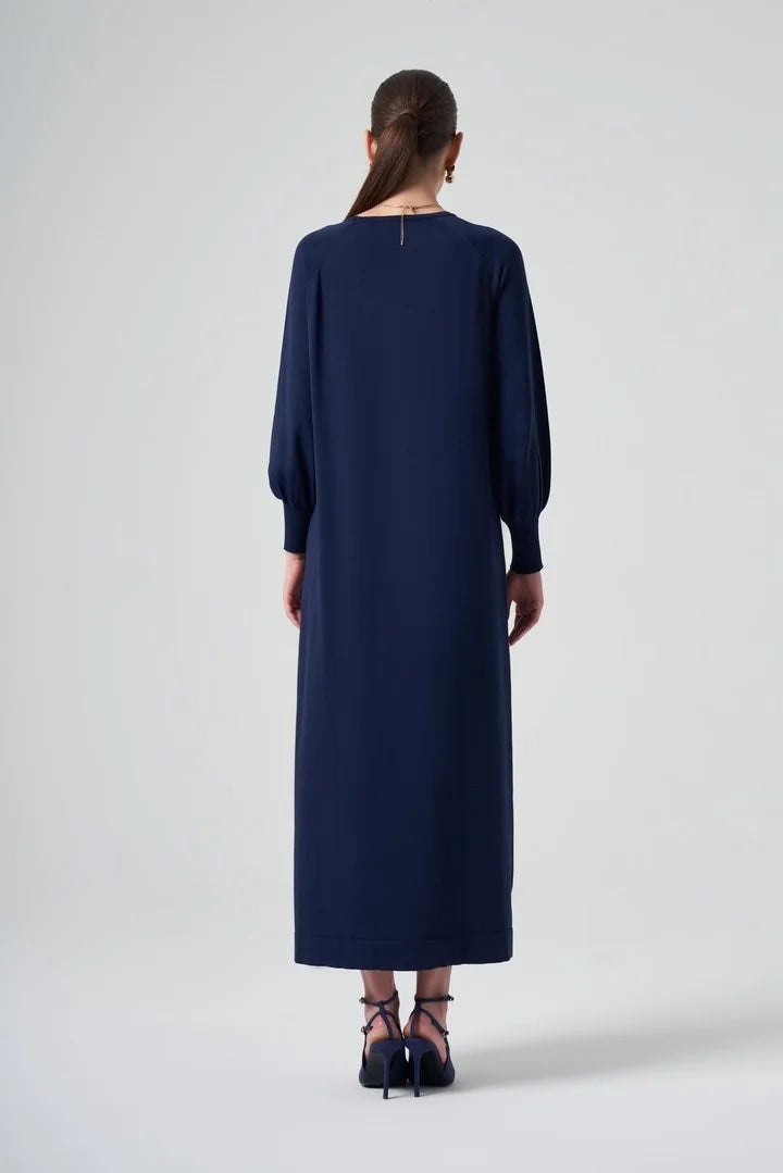 Nuss Balon Kol Elbise